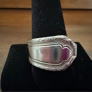 Elegant Silver Spoon Ring